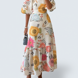 Sophia - floral midi dress — view 1