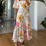 Sophia - floral midi dress — view 2
