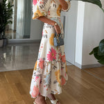 Sophia - floral midi dress — view 6