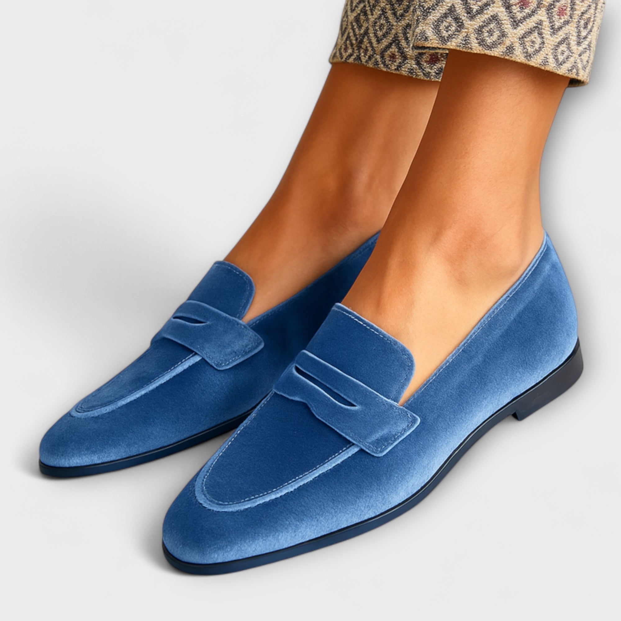 Sophie - soft velvet shoes — view 1