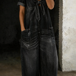Sophie - V-Neck Short Sleeve Jumpsuit — view 6