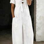 Sophie - V-Neck Short Sleeve Jumpsuit — view 8