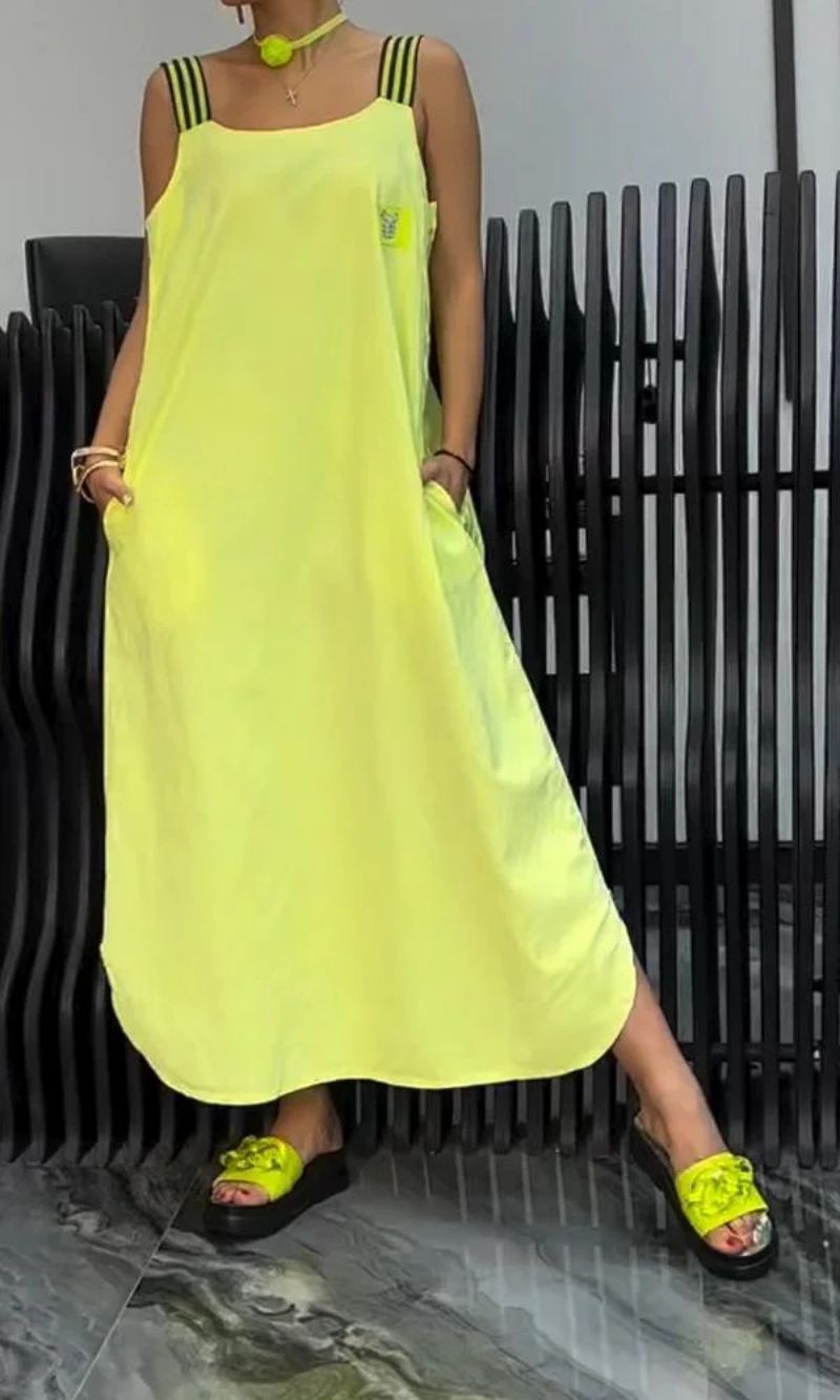 Stella - comfortable dress with straps — view 2
