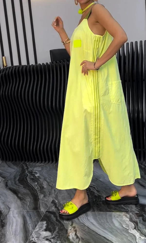 Stella - comfortable dress with straps — view 3