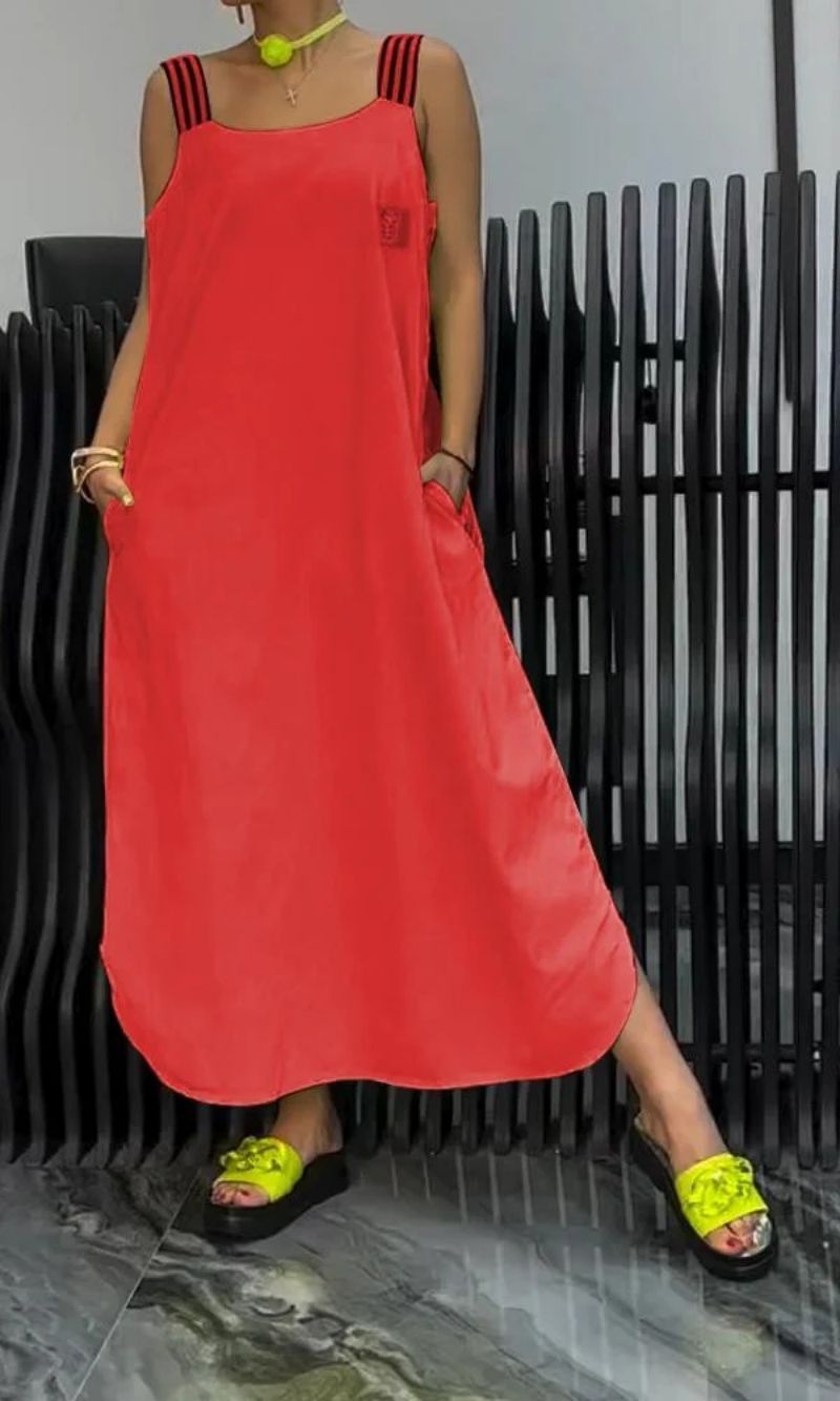 Stella - comfortable dress with straps — view 4