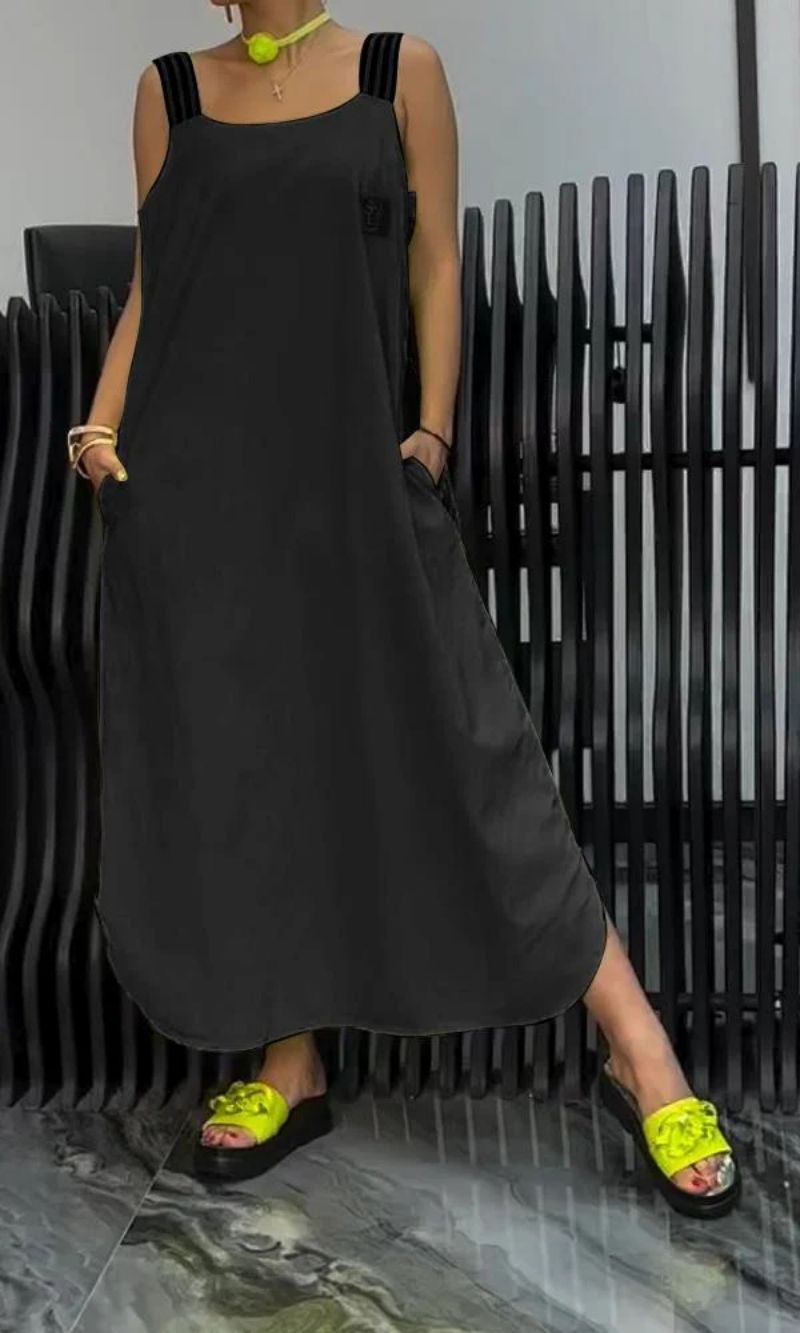 Stella - comfortable dress with straps — view 7