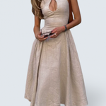 Stephanie - elegant midi dress — view 1
