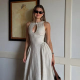 Stephanie - elegant midi dress — view 2