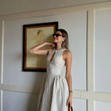 Stephanie - elegant midi dress — view 3