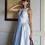 Stephanie - elegant midi dress — view 9