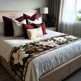 Quilted Bed Runner - Magnolia Memories — view 1