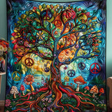 Quilted bedspread - Peace Life — view 1