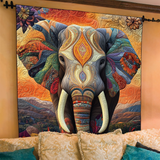 Quilted Bedspread - Moonlight Elephant — view 2