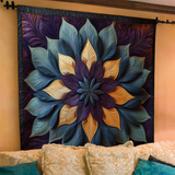 Quilted Bedspread - Majestic Sunflower — view 2