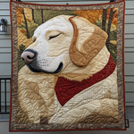 Quilted bedspread - Playful fields — view 1