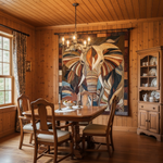 Quilted bedspread - Midnight wanderer — view 7