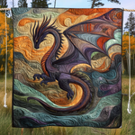 Quilted bedspread - Moon snake — view 2