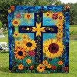 Quilted bedspread - Sunny Cross — view 2