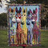 Quilted bedspread - Pony patchwork — view 1