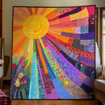 Quilted bedspread - Bright day — view 3