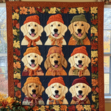 Quilted bedspread - Retriever autumn mood — view 1