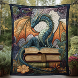 Quilted Bedspread - Twilight Guardian — view 1