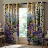 Quilted curtain - Birch meadow — view 1