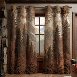 Quilted curtain - Forest — view 1