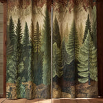 Quilted curtain - Forest — view 2