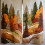 Quilted curtain - Forest — view 4
