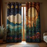 Quilted curtain - Forest — view 9