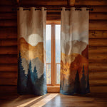 Quilted curtain - Forest — view 10