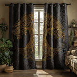 Quilted Curtain - Heavenly Tree of Life — view 1