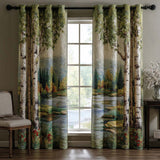 Quilted curtain - Birch Lake — view 1