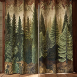 Quilted Curtain - Evergreen Path — view 1