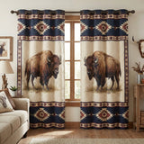 Quilted Curtain - Prairie Legend — view 1