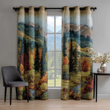 Quilted Curtain - Rolling Hill — view 1