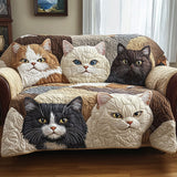 Quilted sofa cover - Gold Kater — view 1