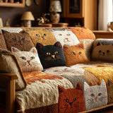 Quilted Sofa Cover - Golden Cat — view 1