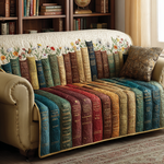 Quilted sofa cover - with a decorative pattern — view 2