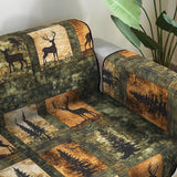 Quilted sofa cover - Elegant forest — view 1