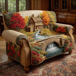 Quilted sofa cover - Forest pattern — view 6