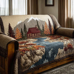 Quilted sofa cover - Forest pattern — view 5