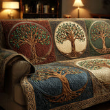 Quilted sofa cover - Tree and roots — view 1