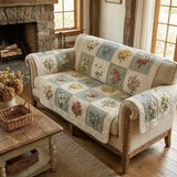 Quilted sofa cover - Fine garden — view 3