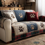 Quilted sofa cover - Mancsocska Besten friend — view 1