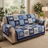 Quilted Sofa Cover - Sea Magic — view 1