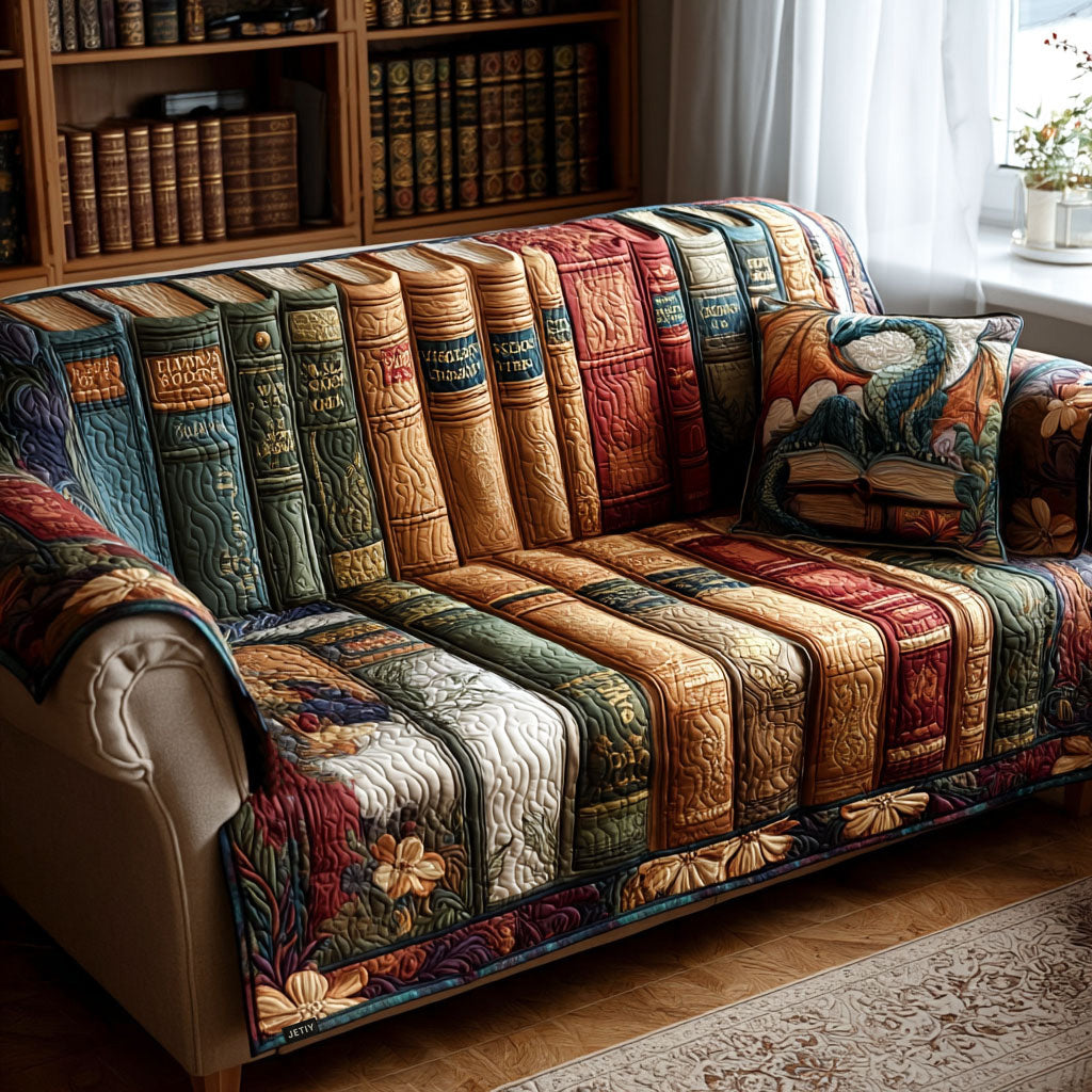 Quilted sofa cover - Reading corner — view 1