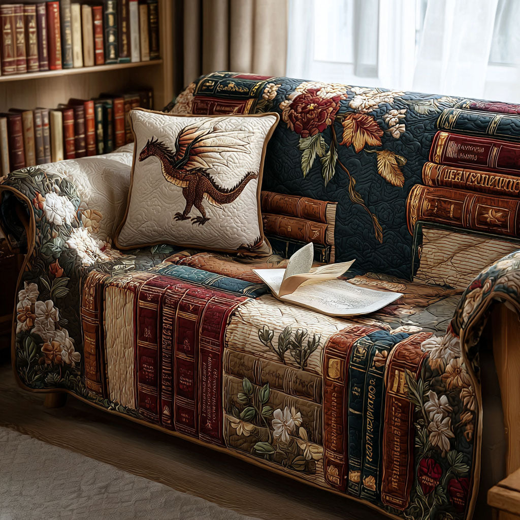 Quilted sofa cover - Reading corner — view 1