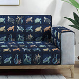 Quilted sofa cover - Ocean pattern — view 2